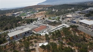 Imagen aérea del Polígono Industrial l'Alberca
