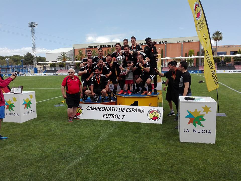 Trofeo de participación de fútbol