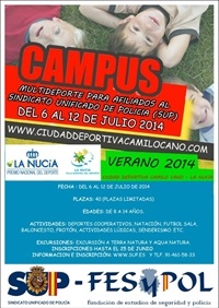 La Nucia Cartel Campus SUP 2014