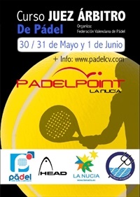 La Nucia Padel Cartel Arbitro 2014