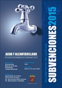 La Nucia Cartel Subv Agua 2015
