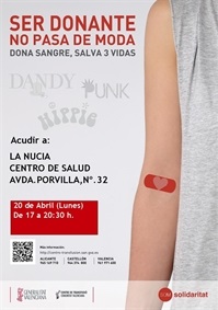 La Nucia cartel Sangre abril 2015