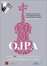 La Nucia Cartel Orquesta aspirantes sept 2015