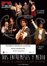 La Nucia Cartel entremeses teatro 2016