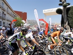 Esta es la tercera vez que la Vuelta está en La Nucia, en 2011 salió desde aquí