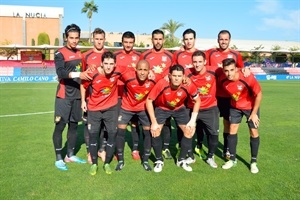 Alineación de La Nucía C.F en un partido de esta temporada