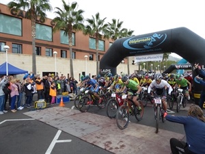 Salida de la Marcha de Bicis de Montaña de La Nucía el año pasado