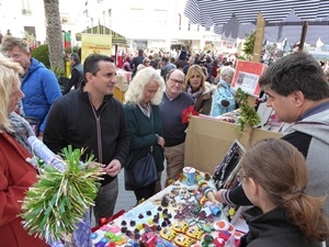 En la feria se podrán comprar todo tipo de artículos relacionados con la navidad