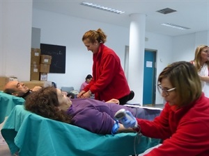 La donación de sangre se realizó en el Centre de Salut