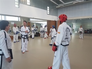 El entrenamiento se realizó en las Salas Tatami del Pabellón Municipal