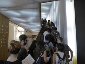 Alumnos de los Institutos de Benidorm, la Vila Joiosa y La Nucía se examinan en la Seu.