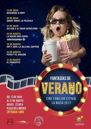 La Nucia cartel Cine Estival 2017