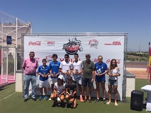 Parejas campeonas y sucampeonas del Nacional Infantil de Tenis 2017