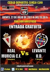 La Nucia  Cartel Levante vs Murcia Futbol 2017