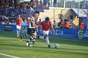 El Real Murcia jugó un gran primer tiempo ante el Levante U.D.
