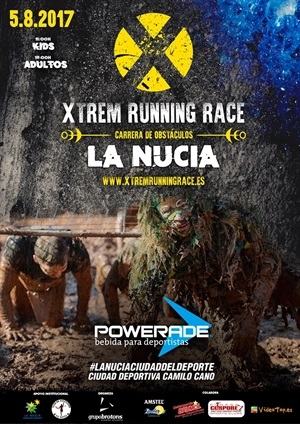 Cartel de la Xtrem Running de La Nucía