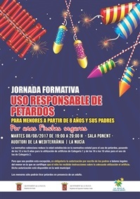 Cartel de la Jornada Formativa para el Uso responsable de Petrdos