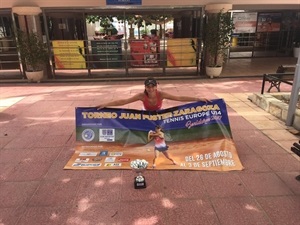 La tenista nuciera fue la imagen del torneo y la ganadora del trofeo