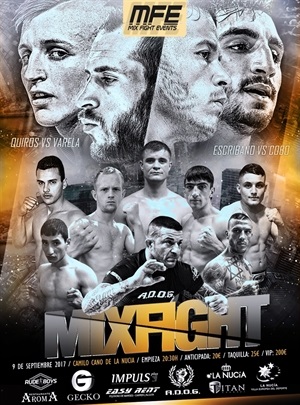 Cartel del evento deportivo