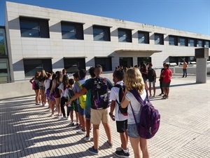 El Instituto de La Nucía está saturado con 200 alumnos por encima de su capacidad óptima