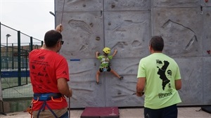Los escaladores más jóvenes, 9 años, demostraron sus habilidades