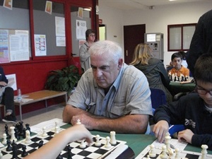 Vicente Más Ripoll en el provincial individual el pasado sábado