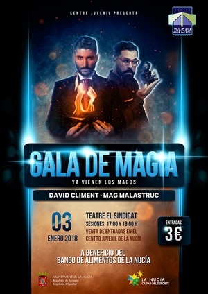 Cartel de la Gala Solidaria de Magia