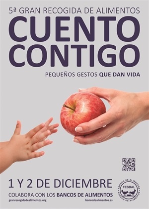 Cartel de la Gran Recogida del Banco de Alimentos de La Nucía