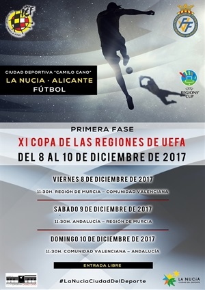 Cartel de la IX Copa de las Regiones de Fútbol
