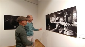 Juan Plasencia junto al Director de l'Auditori de la Mediterrània