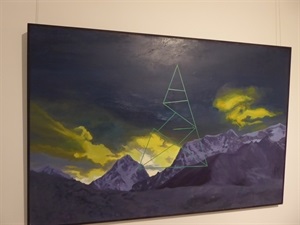 Una de las obras de la muestra "Axis Mundi"