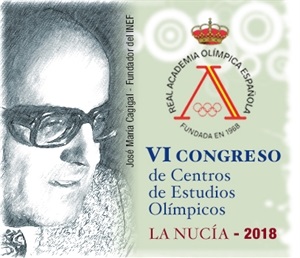 Sello del VI Congreso de Estudios Olímpicos, celebrado en la Nucía