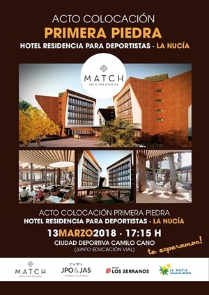 Cartel Hotel Residencia de Deportistas de La Nucía