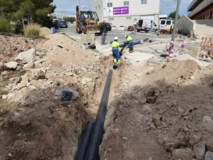 Esta actuación conectará al Polígono con la red de abastecimiento del Depósito Rambla de La Nucía