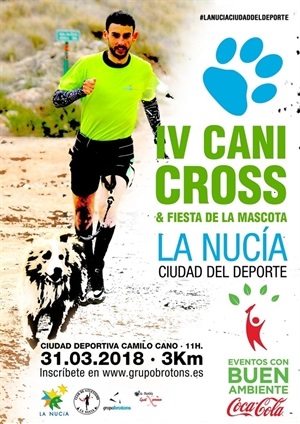 Cartel del IV Canicross de La Nucía