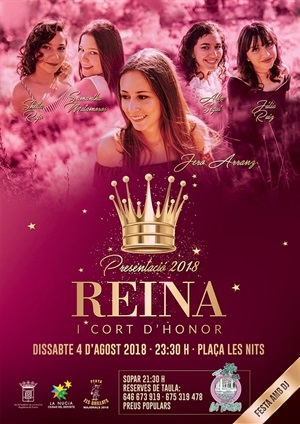 Cartel Presentació Reina 2018
