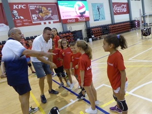 El concejal de Deportes, Sergio Villalba, durante la visita al campus esta mañana