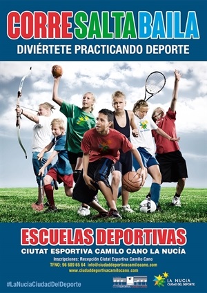 Cartel de Escuelas Deportivas