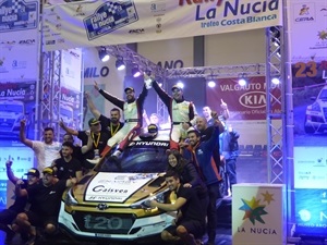Iván Ares fue el ganador del Rallye La Nucía en 2017