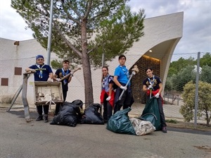 Los 55 scouts de todas las secciones, junto a sus scouters realizaron diferentes actividdes durante todo el fin de semana