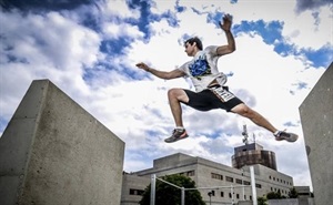 La exhibición de Parkour será el sábado 20 de abril por la tarde