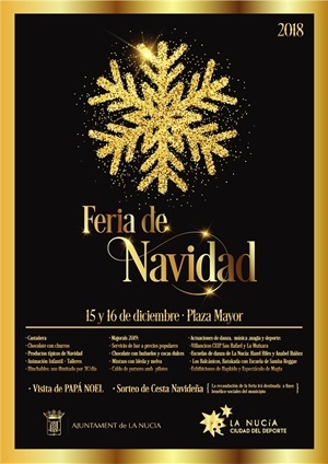 Cartel de la VIII Feria de Navidad de La Nucía