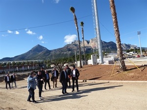 El Comité Técnico y Ejecutivo de la Federación Española de Atletismo visitando el estadio de Atletismo