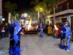 Las carrozas de los Reyes Magos fueron las más aplaudidas