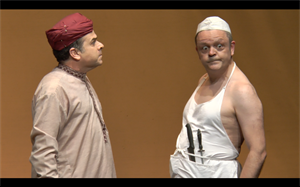 Escena de la obra interpretada por Clownic