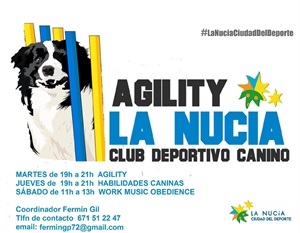 Para poder utilizar esta Pista Canina de Agility hay que ser socio del Club Deportivo Canino Agility de La Nucía