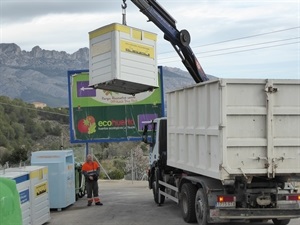 En 2018 los contenedores amarillos de La Nucía  han recogido 123.680 kg