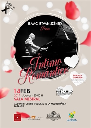 Cartel de la actuación "Íntimo Romántico" de l'Auditori de La Nucía