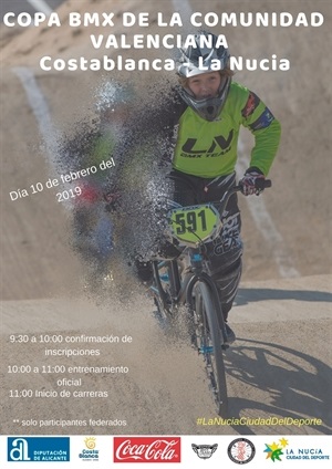 Cartel de la Copa BMX 2019 en La Nucía