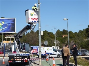 Todas las rotondas y accesos a La Nucía están controlados por el sistema de cámaras